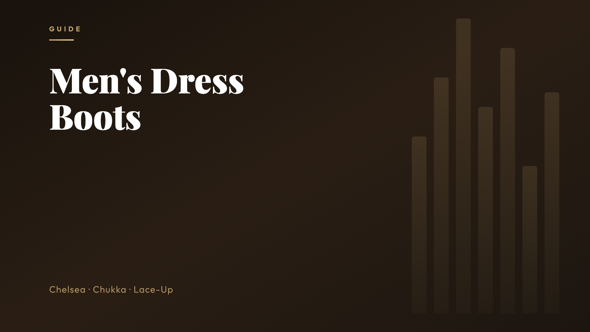 Men's Dress Boots Guide